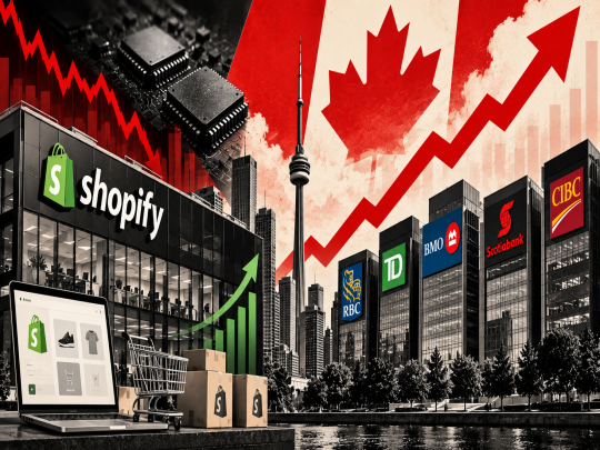 Why Is Shopify (TSX: SHOP) Rising While Global Chip Stocks Slide?